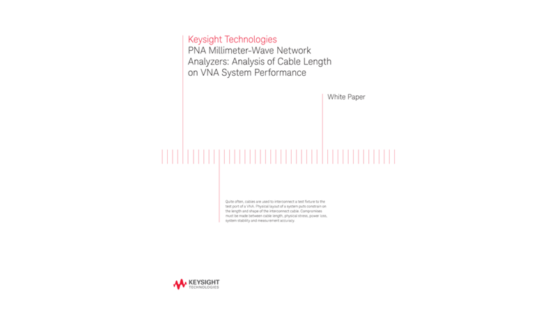 Analysis of Cable Length on VNA System Performance